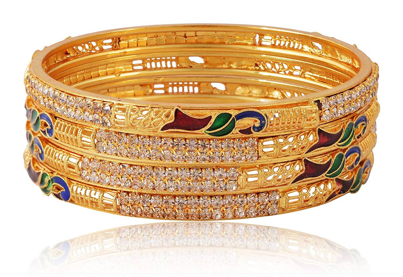 Golden Brass Contemporary Bangle - SVB Ventures